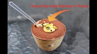 BEST Tiramisu in Rome? Best tips where to eat and stay and what to visit in Rome