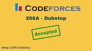 208A - Dubstep ( Codeforces ) Solution ( Bangla ) | Cpp Language