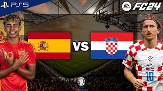 FC 24 | Spain vs Croatia – UEFA Euro 2024 Group Stage | PS5