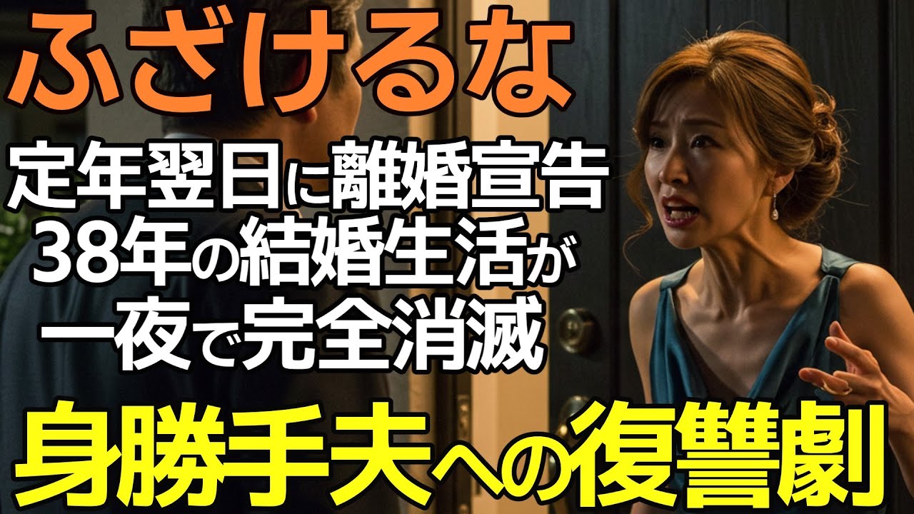 【シニアライフ】定年翌日に離婚宣告！身勝手亭主の思惑とは？「お前には関係ない」と言われた62歳専業主婦の大逆転【シニアの本音】