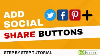 How To Add Social Share Buttons In WordPress