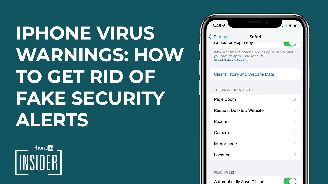 ios safari virus warning