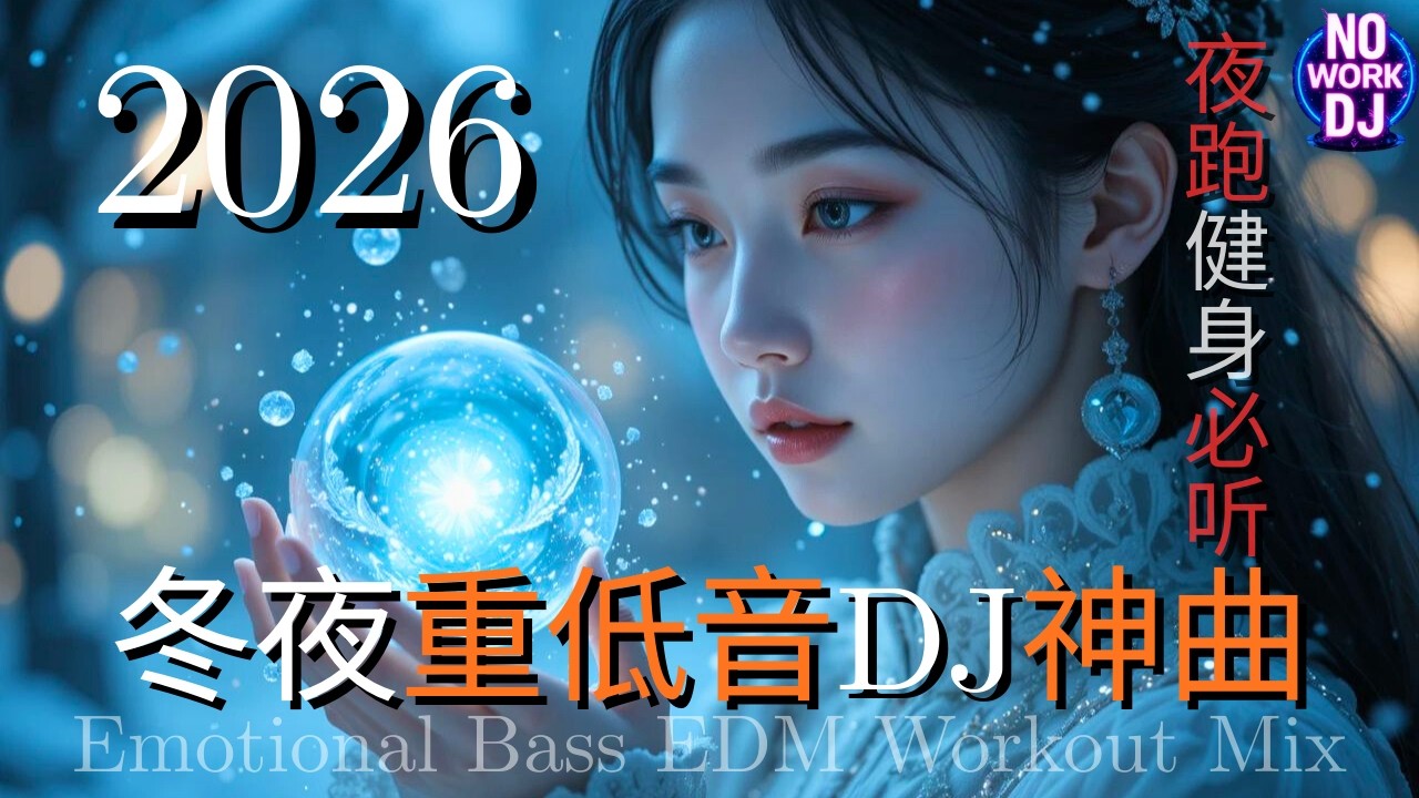 冬夜重低音DJ神曲 2026｜正能量情绪EDM｜夜跑健身必听 • Emotional Bass EDM Workout Mix
