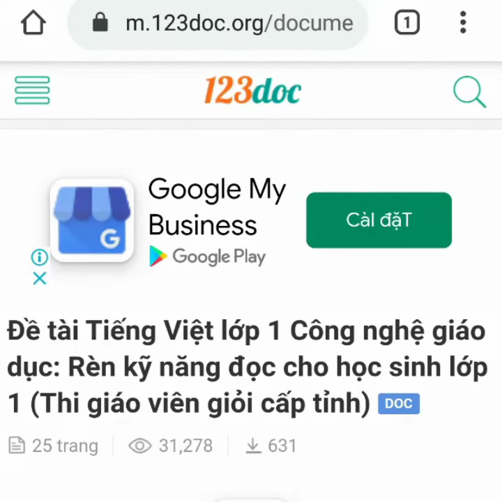 Sáng kiến kinh nghiệm tiếng việt công nghệ giáo dục lớp 1