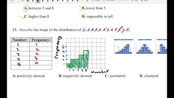 Math 1 Unit 6 Practice test Problem 11-15