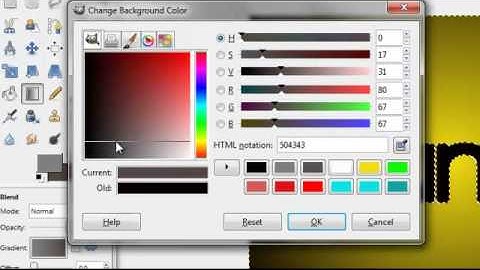 3D Text in gimp (Metal Gloss)