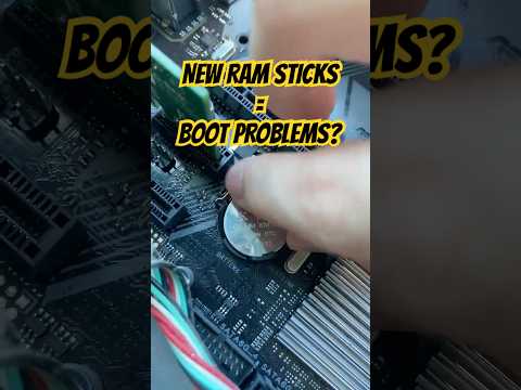 PC Not Booting After Inserting 2 New Additional Ram Sticks FIX! #pc #pcbuild #pcguide #ram