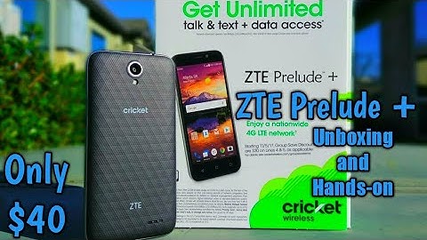 ZTE Prelude + Unboxing and Hands-on Only $40 @ Best Buy