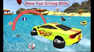 Water Surfer Car Floating Race-Android Game play-Kids Games 2018 (By UniBit) screenshot 4