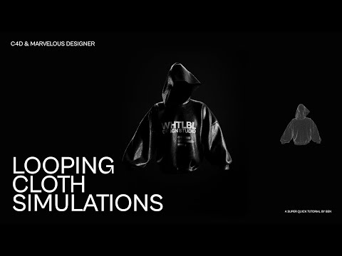Looping Simulations from Marvelous Designer in Cinema 4D