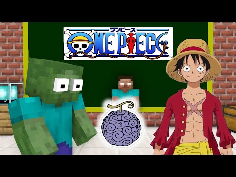 Canavar Okulu: Şeytan Meyvesi Mücadelesi (One Piece) - Minecraft Animasyonu