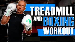 Boxing workout and Conditioning using Treadmill from Matrix Fitness - Low Impact Workout screenshot 4