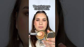 The easiest contour hack ever 😱 #contour #makeuphacks #contourhack #makeup