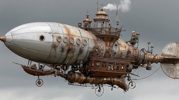 A cinematic AI steampunk journey | Surreal Steampunk Odyssey