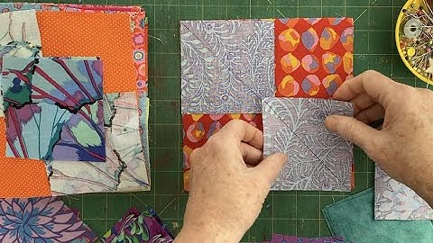 Sunday Chat, while I work on the Flying Goose Quilt in Kaffe Fassett fabric