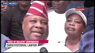 (WATCH) APC Celebrates, PDP Kicks As Tribunal Sacks Adeleke As Governor