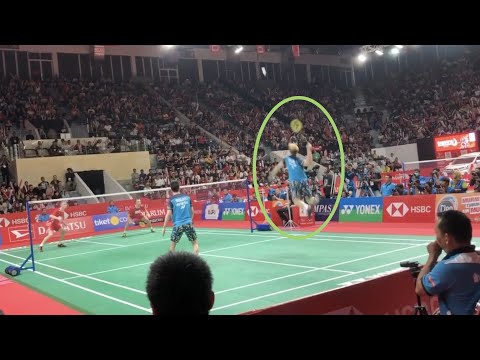 INCREDIBLE Attack from Indonesia&#39;s Kevin Sanjaya/Gideon vs Denmark! 🤩🔥😲