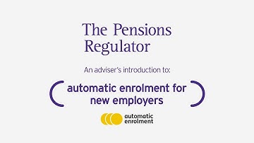Introduction to automatic enrolment for new employers