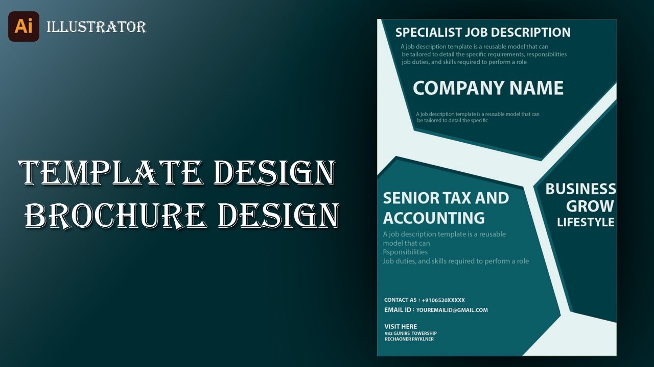 HOW TO CREATE TEMPLATE DESIGN IN ILLUSTRATOR  | NEW FLYER EESIGN