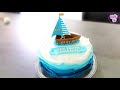 Tauftorte Fondant Boot Segelboot Torte - Торт на крещение лодка парусник - boat Cake #19