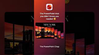 Split Image Animation in PowerPoint 🤔 #powerpoint #tutorial
