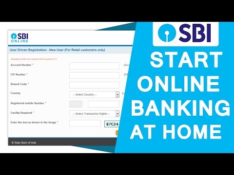 Register yourself on SBI net banking at home no need to go any branchs or fillup any from [HINDI]