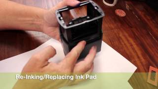 TUTORIAL : TRODAT OFFICE DATER SELF-INKING STAMP
