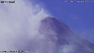 Mayon Volcano Timelapse Daytime Crater Cam - April 29, 2026