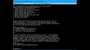 Tutorial Step By Step Instalasi DHCP Server Pada Ubuntu Server