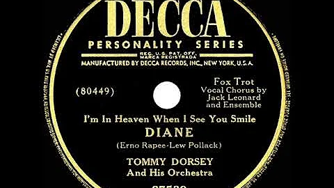 1951 Tommy Dorsey - Diane (Jack Leonard & ensemble...