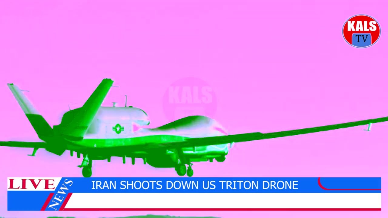 IRAN Ekubye Drone Ya America MQ-4C Triton Ey'omutawaana Mu Strait Of Hormuz!!