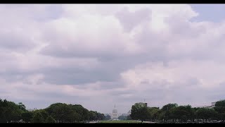 Capitol hill timelapse with US congress Stock Video