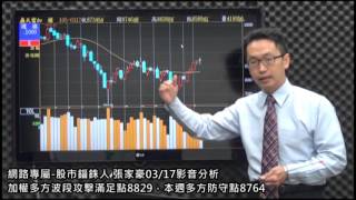網路專屬-股市錙銖人 張家豪03/17影音分析