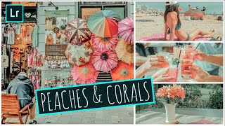 (FREE DNG) Peaches and Corals Lightroom Mobile Preset screenshot 1