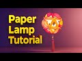 How to Make a Beautiful Paper Lamp | Easy DIY Room Decor Idea