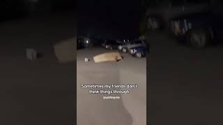 Small robotic Bike damaged car #funnyshorts #funny #fails #robot