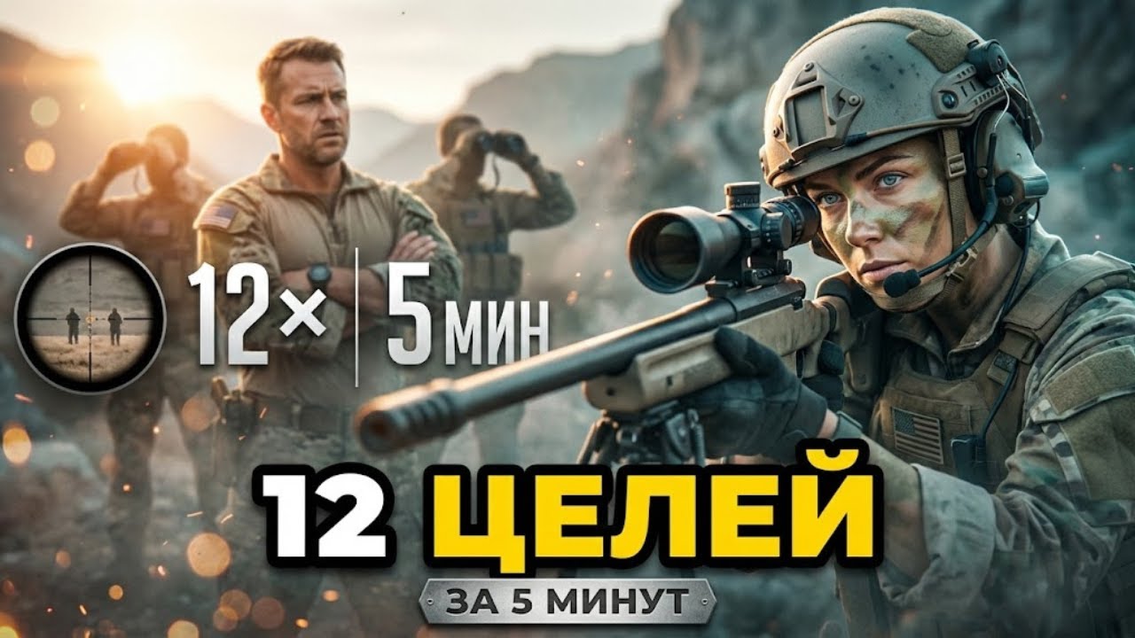 «Командир “Тигров” сомневался в женщине-снайпере… пока она не нейтрализовала 12 врагов за 5 минут.»
