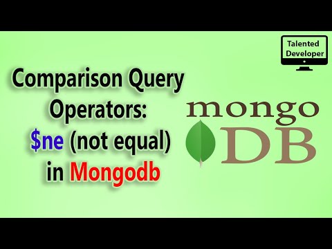 Video: Wat is $NE in MongoDB?