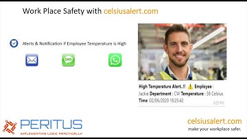 CelsiusAlert- Bluetooth Thermometer, Touch free Body Temperature Monitor with RFID ,Bluetooth & WIFI