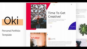 Oki - Creative Landing Page Html 5 Theme | Themeforest Website Templates and Themes