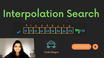 Interpolation search | Interpolation easy explanation | Interpolation search with example