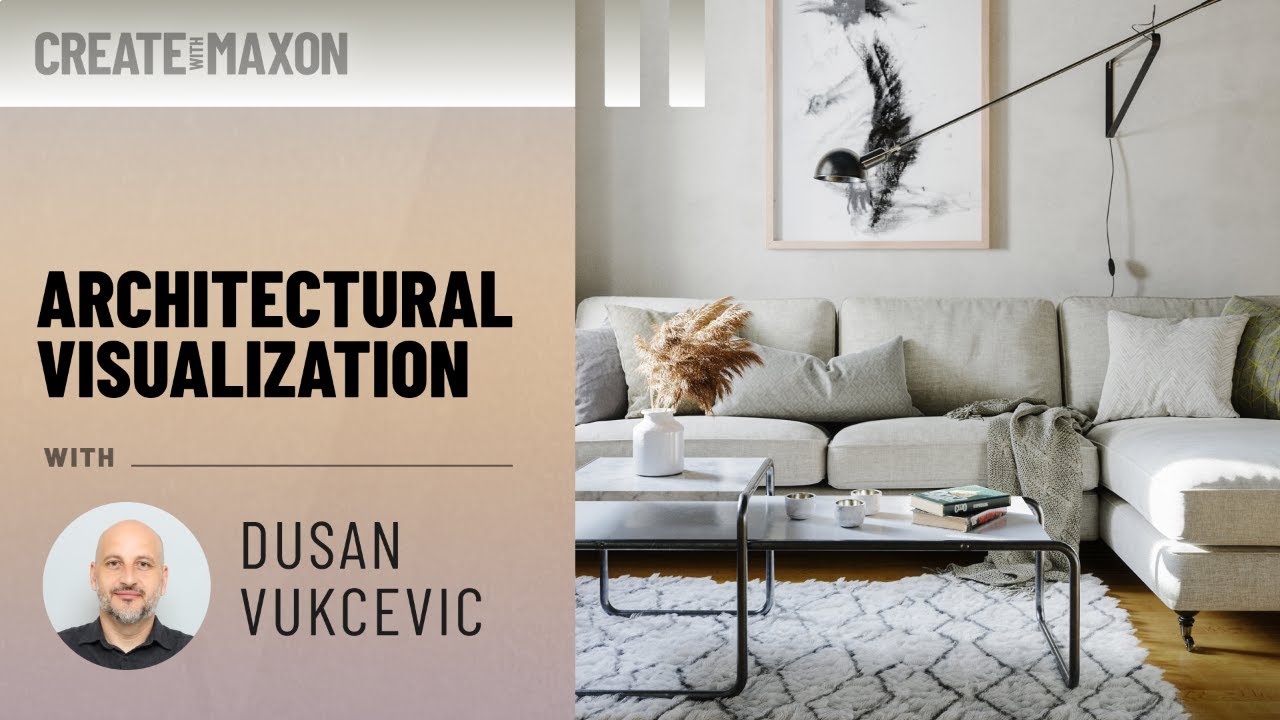 Maxon Rendering Rendering Interiors and Exteriors (1/4) – Create with Maxon - YouTube