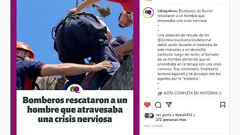 Vecino capta rescate de su hermano con una supuest...