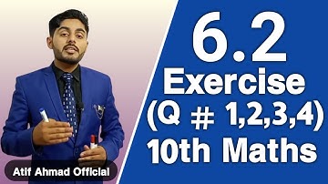 Exercise 6.2 class 10 question 1, 2, 3, 4 | ex 6.2 class 10 q 1, 2, 3, 4 | 10th class mathcity ch 4