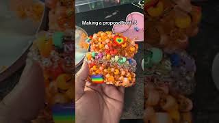 Proposal cuff?? For my partner?? HELL YEA #kandi #bracelet #diybeads #handmadebracelet #ponybeads