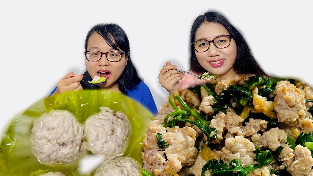 ချက်မယ်၊ စွဲမယ် [ဝက်သားတရုတ်နံနံကြော် နဲ့ မုန်ညှင်းအသားလုံးဟင်းချို] Recipes Ep1