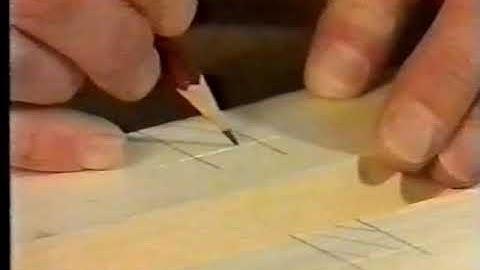 Woodjoints - making a Cross Halving Joint