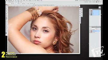 Adobe Photoshop CS5 CS4 Tutorial - How to Airbrush using 2 Photoshop tips and  Adobe Camera RAW