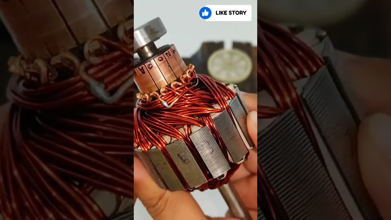 12v Big DC Motor Speed Upgrade With Armature Winding