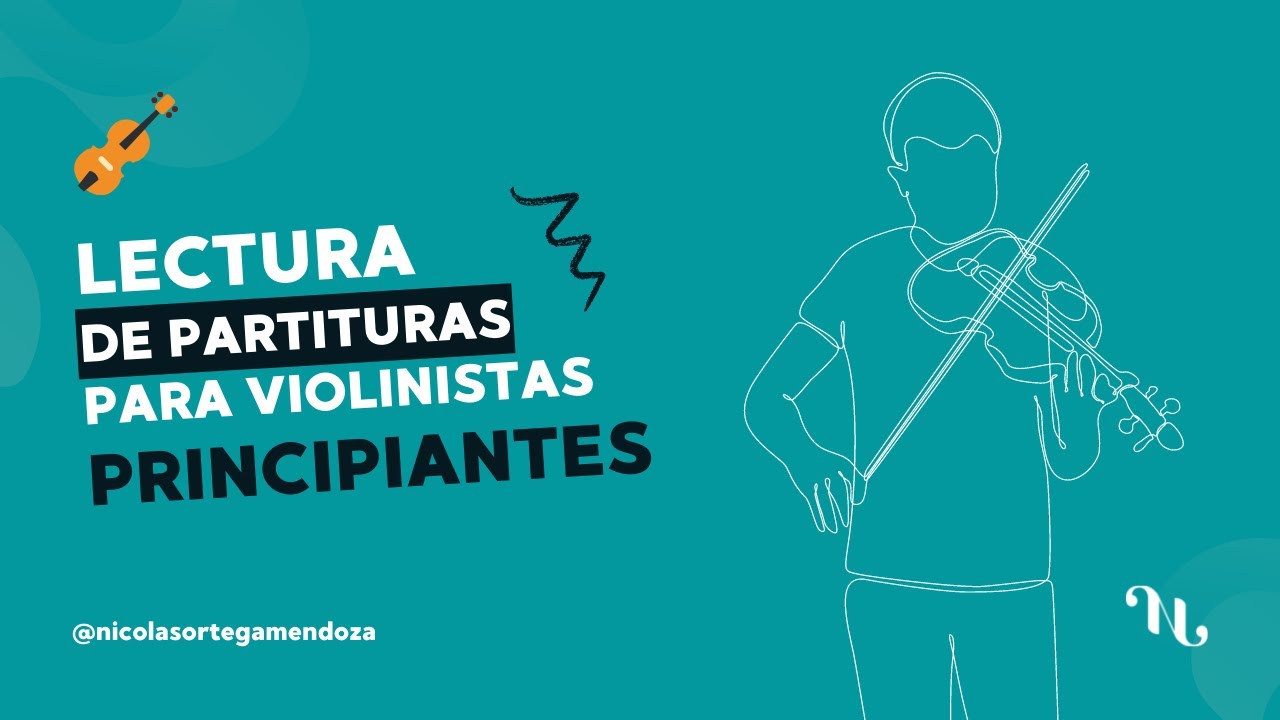 Lectura de partituras para VIOLINISTAS PRINCIPIANTES + EJERCICIO 🎻 ...